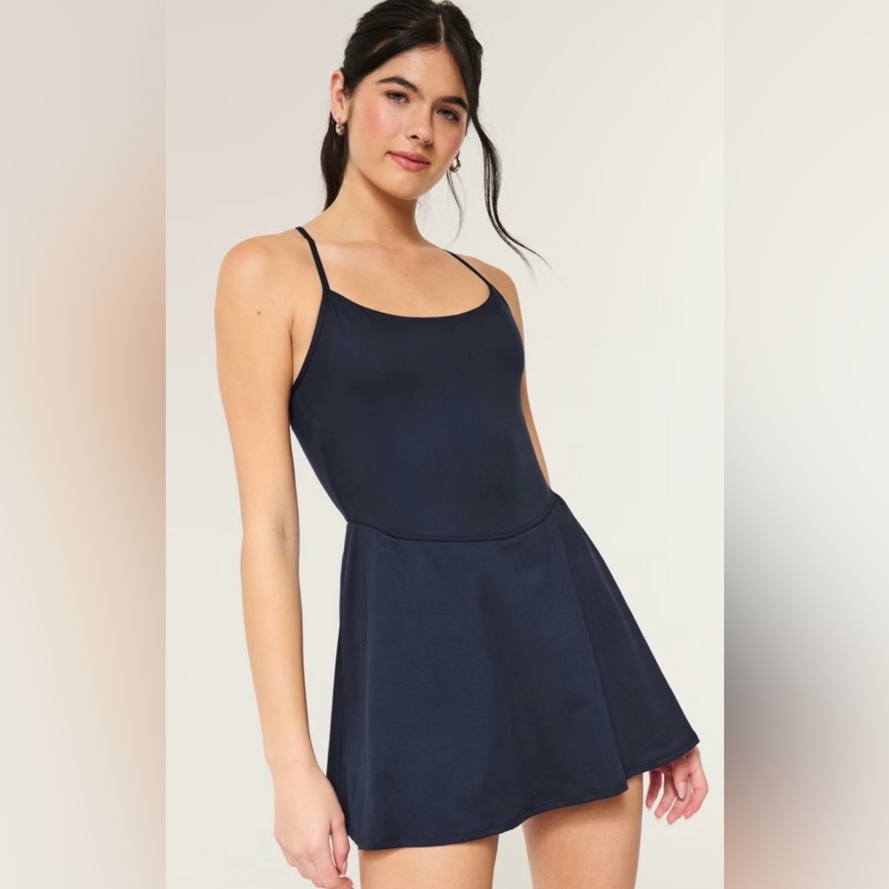 Hollister Gilly Hicks Navy Active Dress M